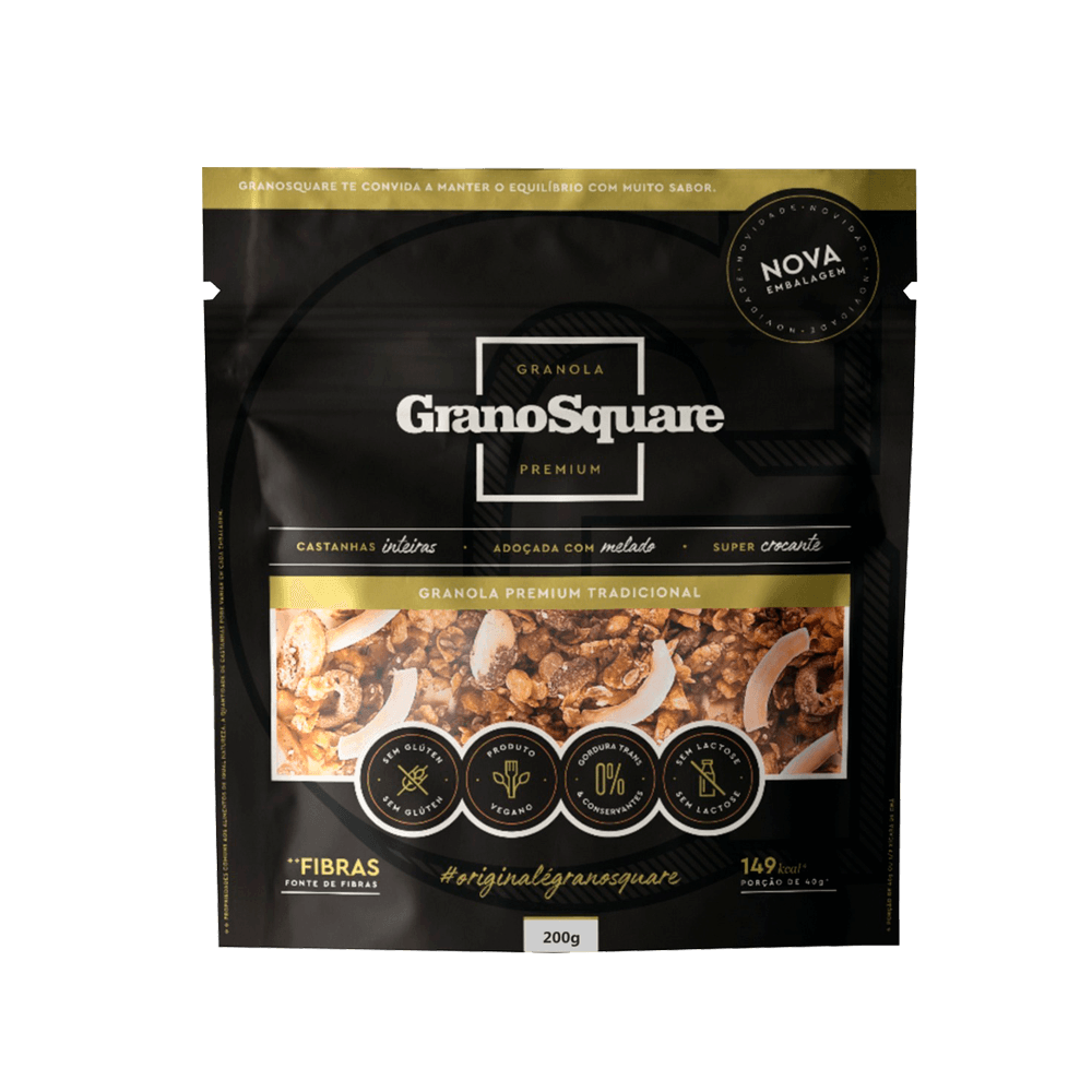 Granola Gourmet 200g Grano Square