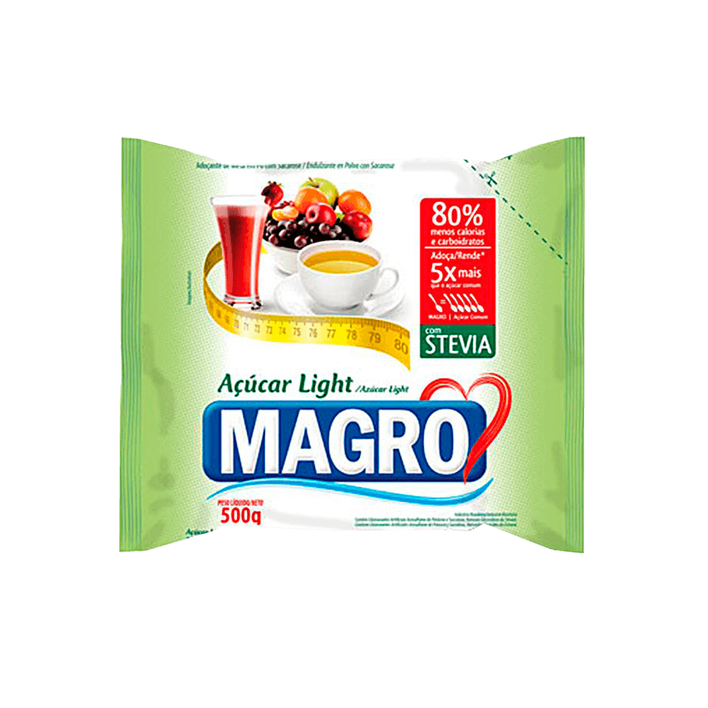 Açúcar Fit com Stévia 500g Magro
