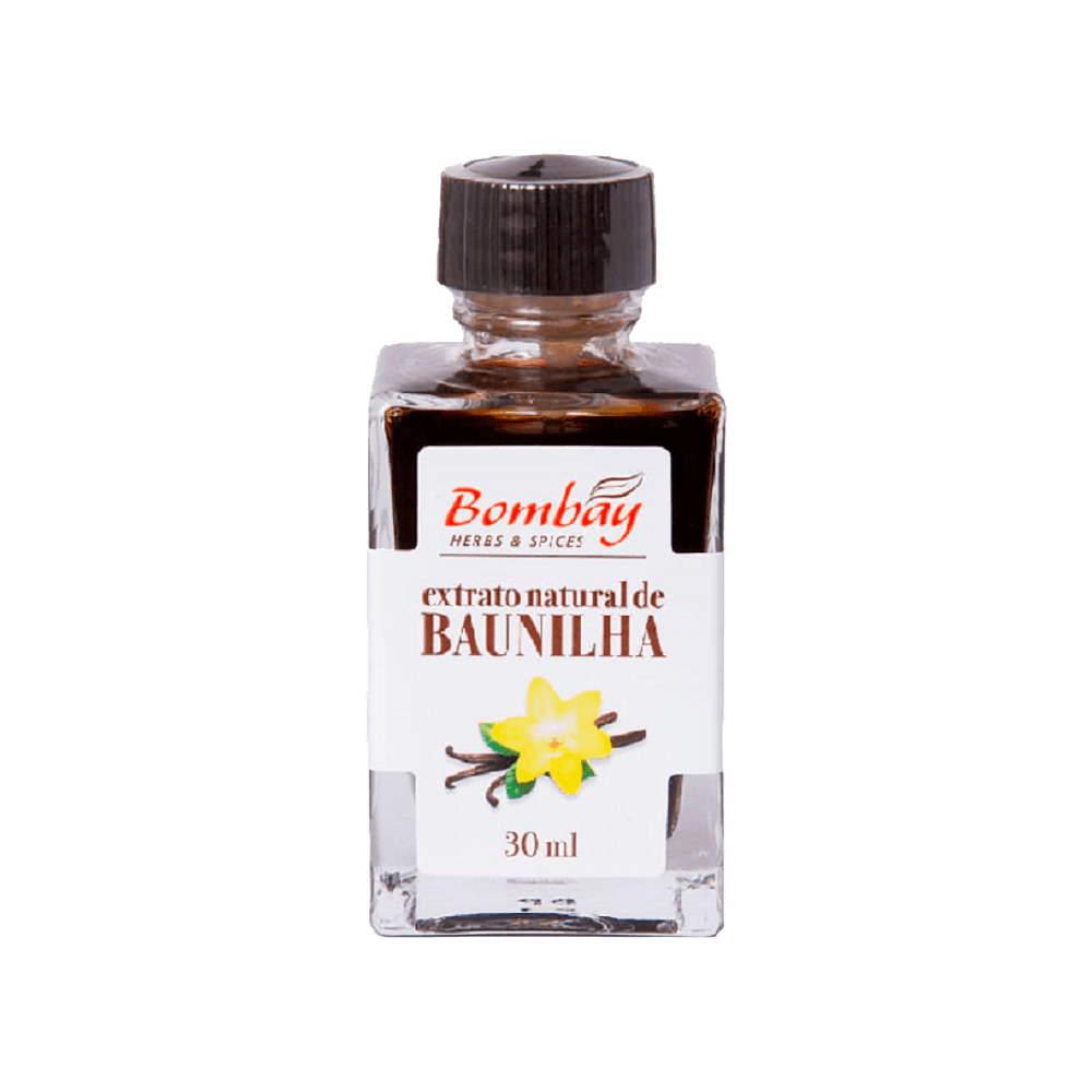Extrato de Baunilha 30ml Bombay Herbs Spices