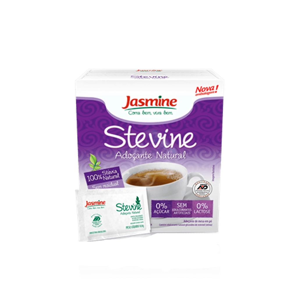 Adoçante Stevine 50 Sachês Jasmine
