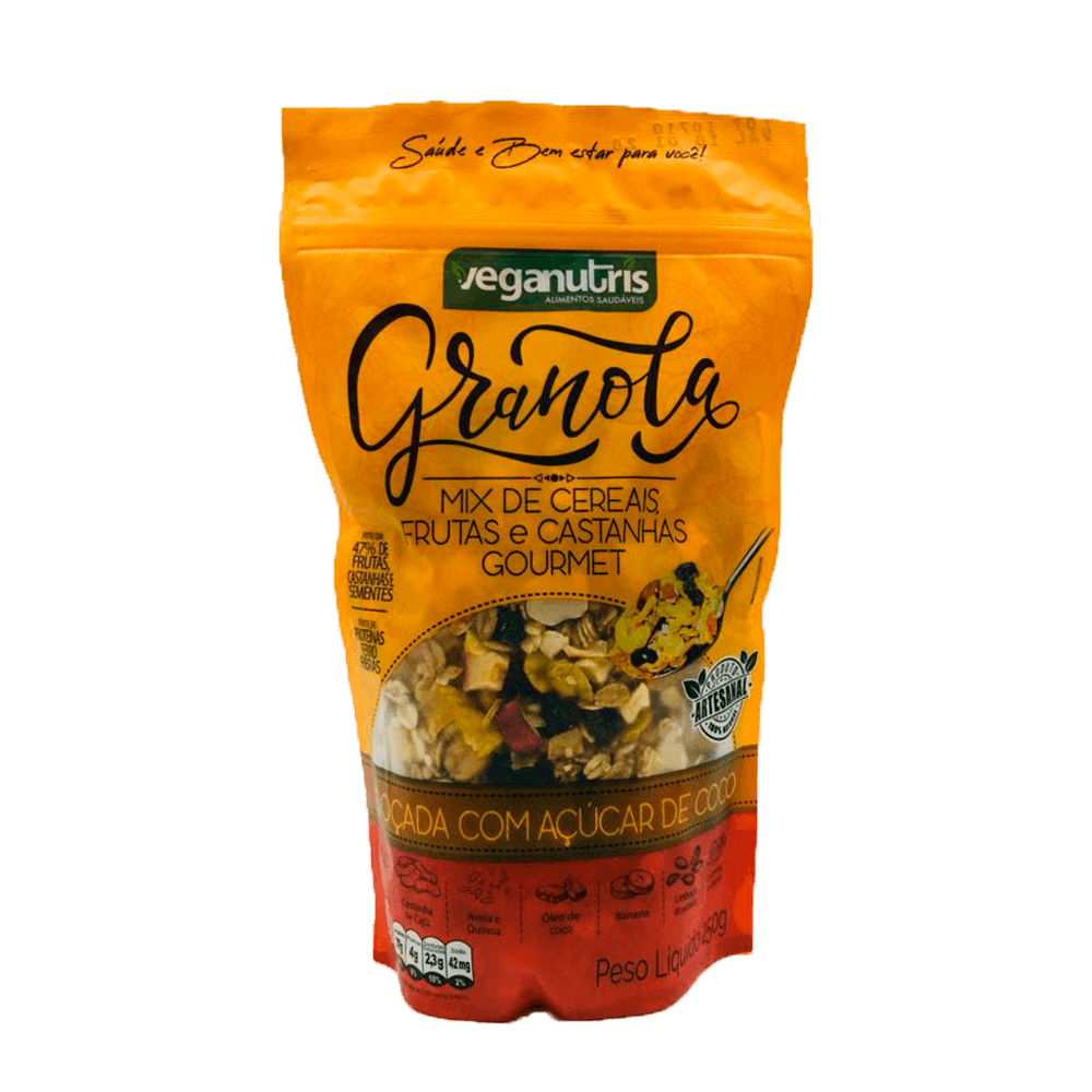 Granola Mix de Cereais, Frutas e Castanhas Gourmet 250g Veganutris
