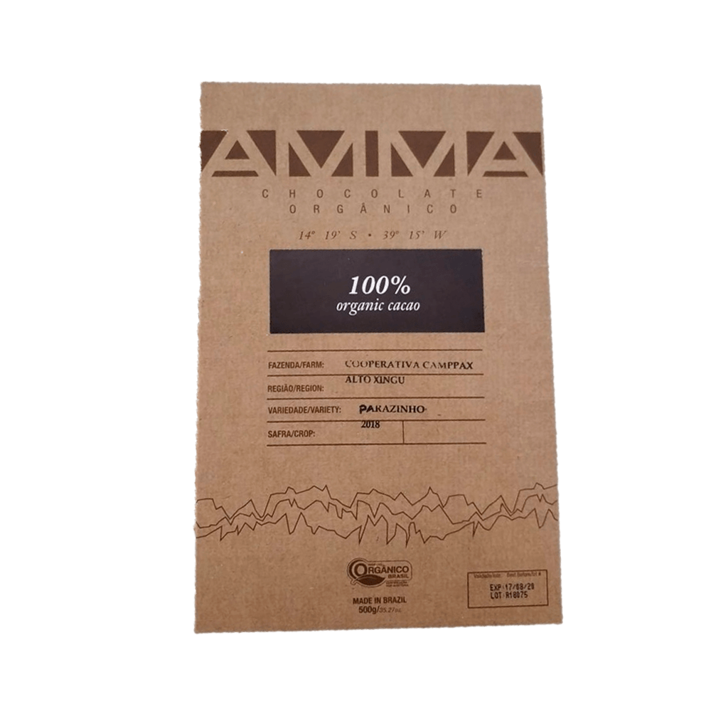 Chocolate Orgânico 100% 500g Amma