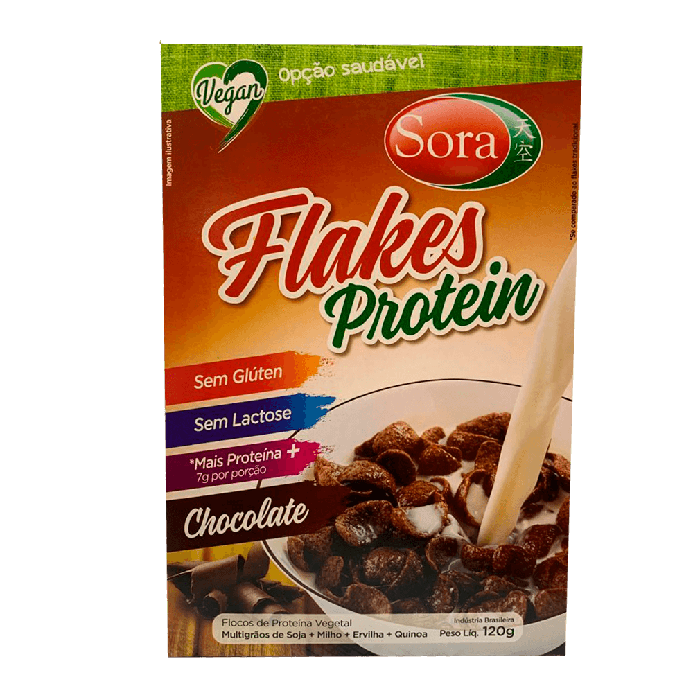 Flakes Protein Chocolate 120g Sora