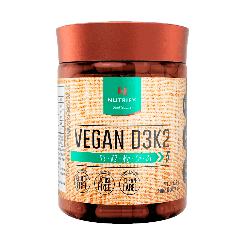 Vegan D3K2 60 Cápsulas Nutrify