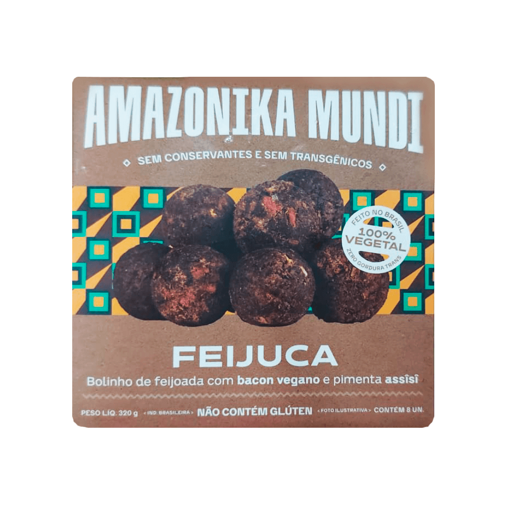 Bolinho Vegano de Feijoada 320g Amazonika Mundi