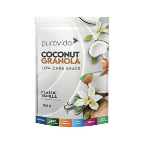 Coconut-Granola-Low-Carb-Snack-Classic-Vanilla-180g-PuraVida