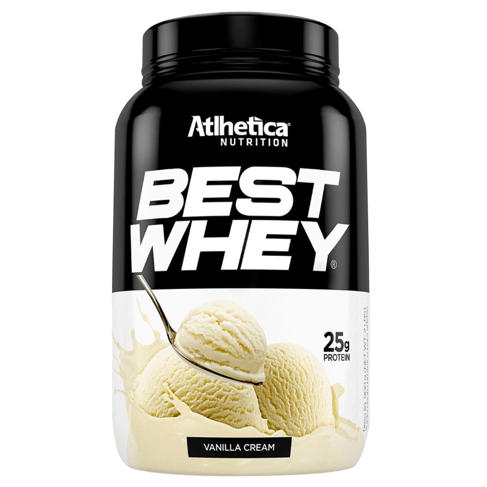 Best Whey Protein Vanilla Cream 900g Atlhetica Nutrition