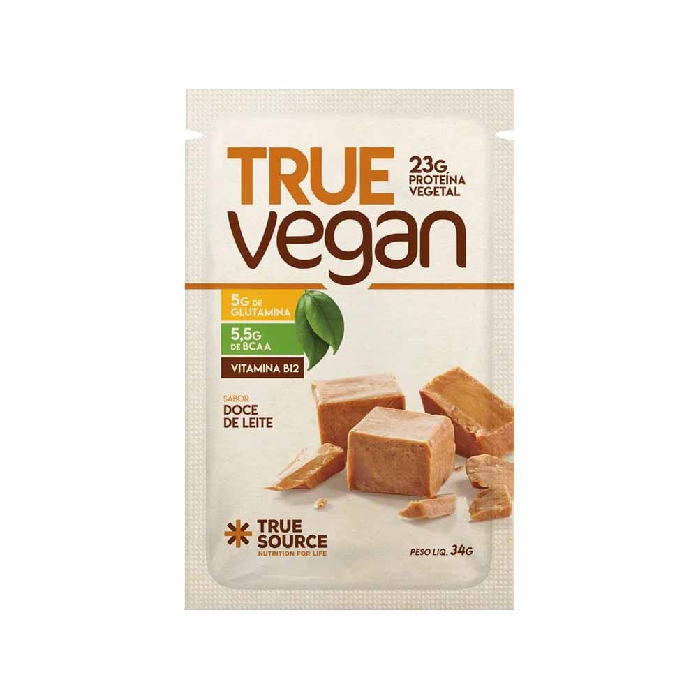 Proteína Vegana True Vegan Doce de Leite 34g True Source