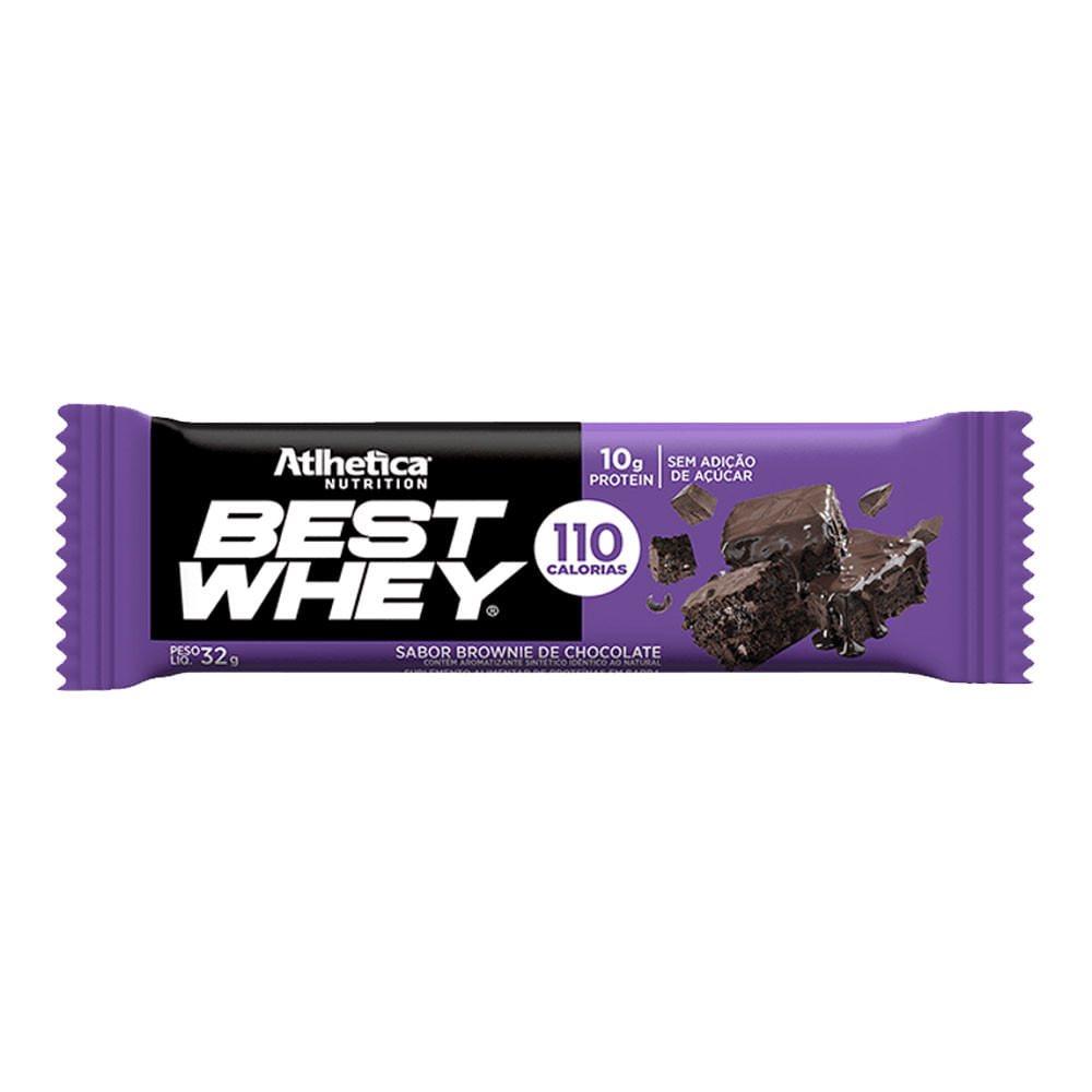 Best Whey Bar Brownie de Chocolate 32g Atlhetica Nutrition