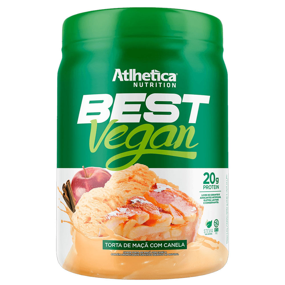 Best Vegan Protein Torta de Maçã com Canela 500g Atlhetica Nutrition