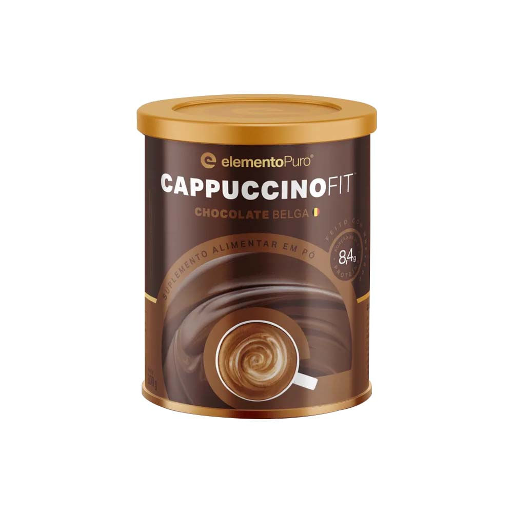 Cappuccino Fit Chocolate Belga 200g Elemento Puro