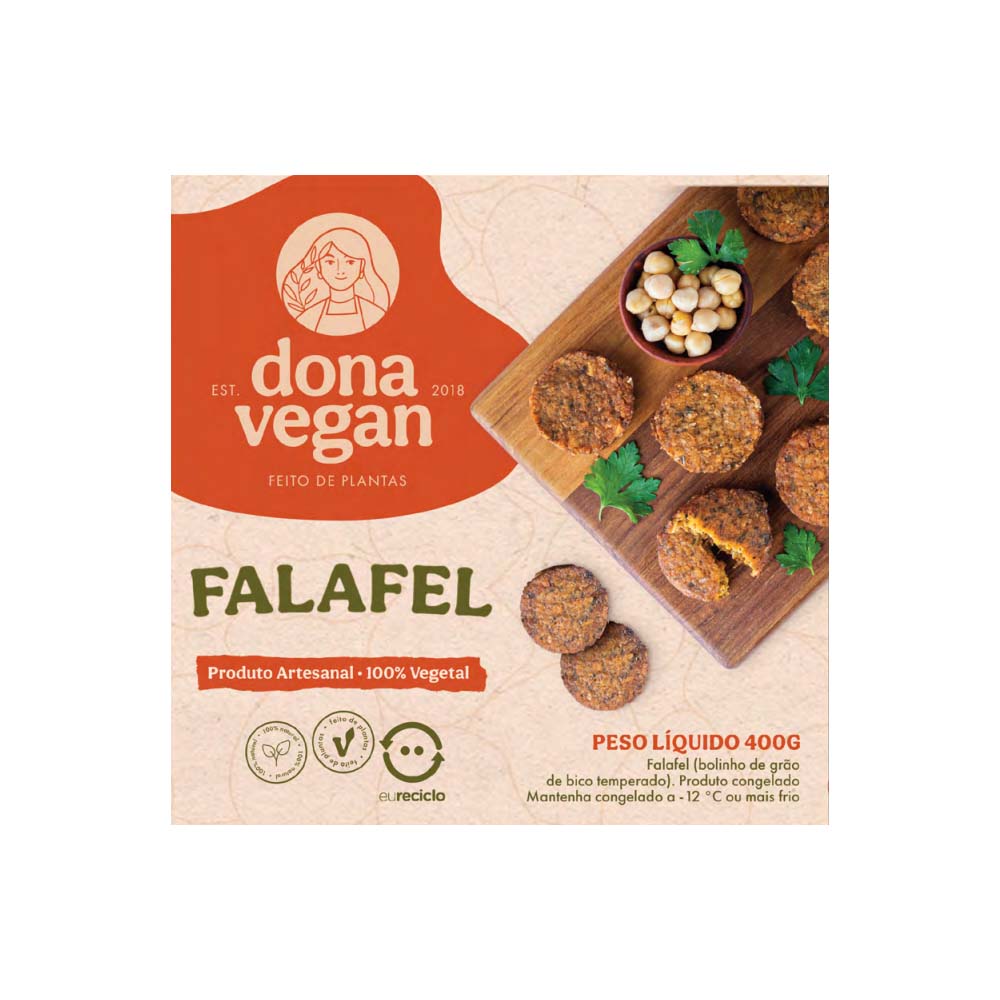 Falafel Vegano 400g Dona Vegan