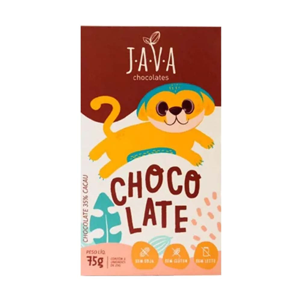 Chocolate Infantil Zero Lactose JUPA 75g Java - Empório Quatro Estrelas