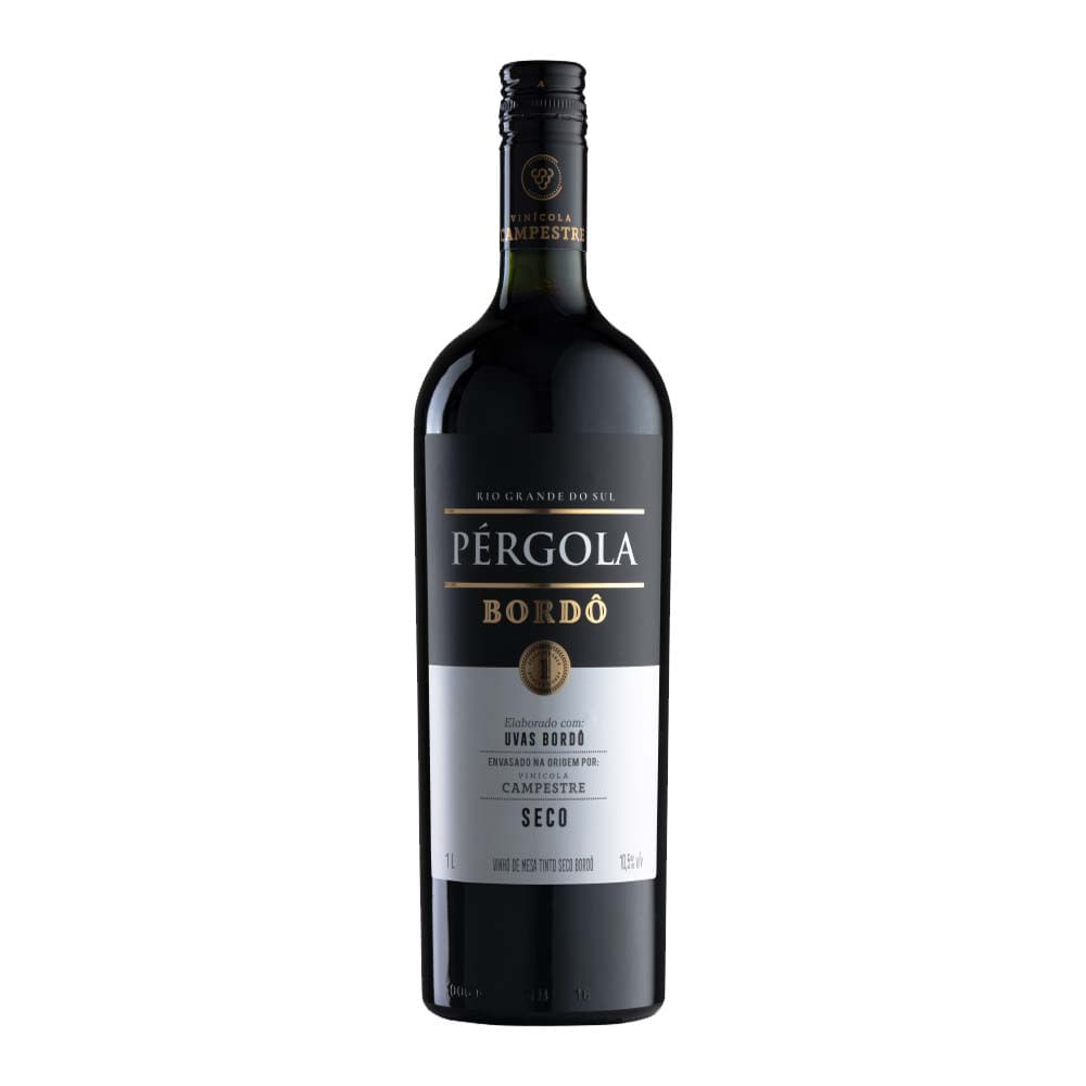 Vinho de Mesa Tinto Seco Bordô Pérgola 1L