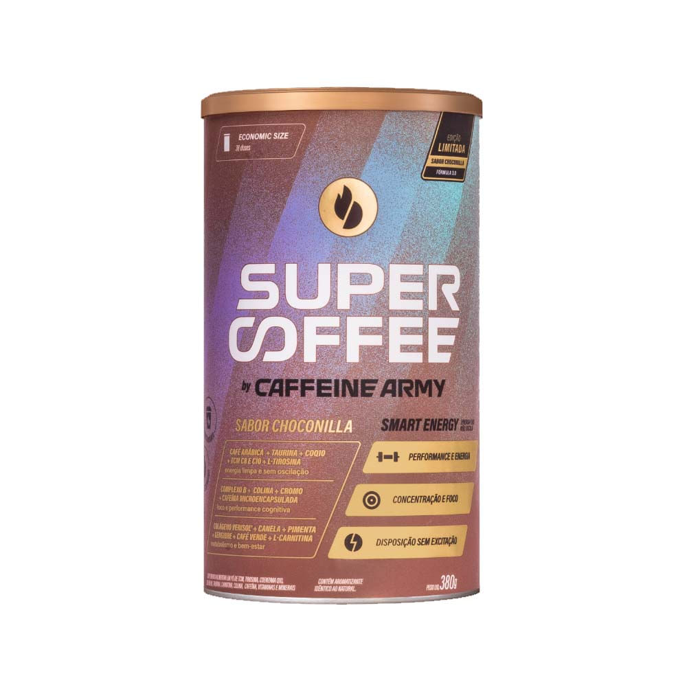 SuperCoffee 3.0 Choconilla Economic Size 380g Caffeine Army