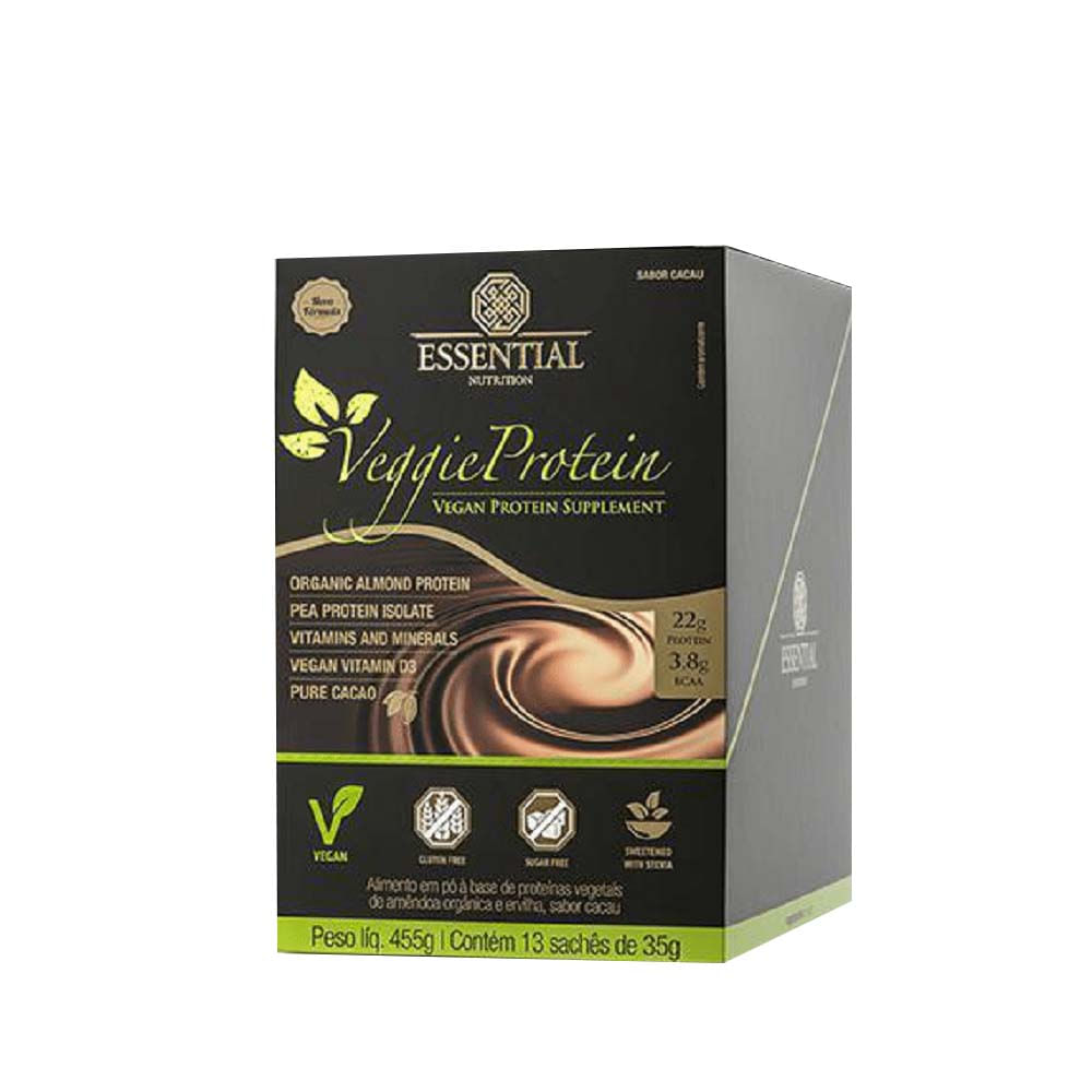 Veggie Protein Cacao 35g Essential Nutrition