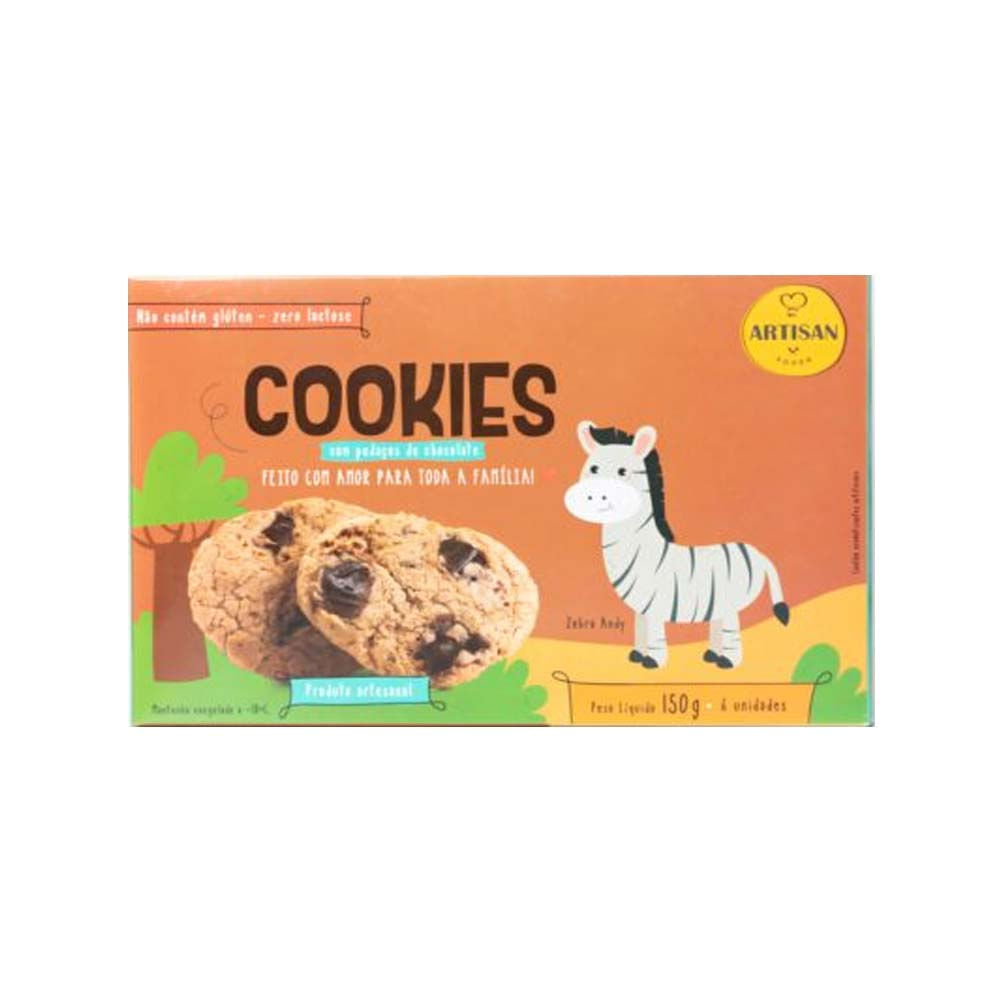 Artisan Foods — Cookies com Pedaços de Chocolate Pack 6