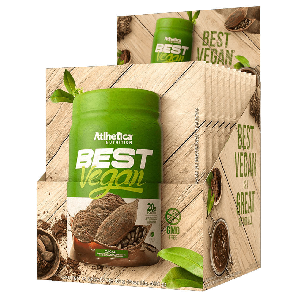 Best Vegan Protein Cacau 40g Atlhetica Nutrition
