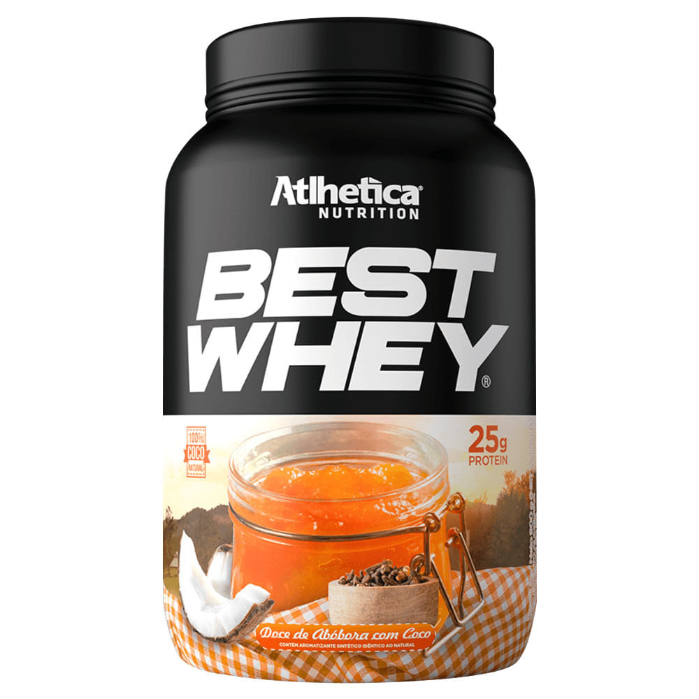 Best Whey Protein Doce de Abóbora com Coco 900g Atlhetica Nutrition