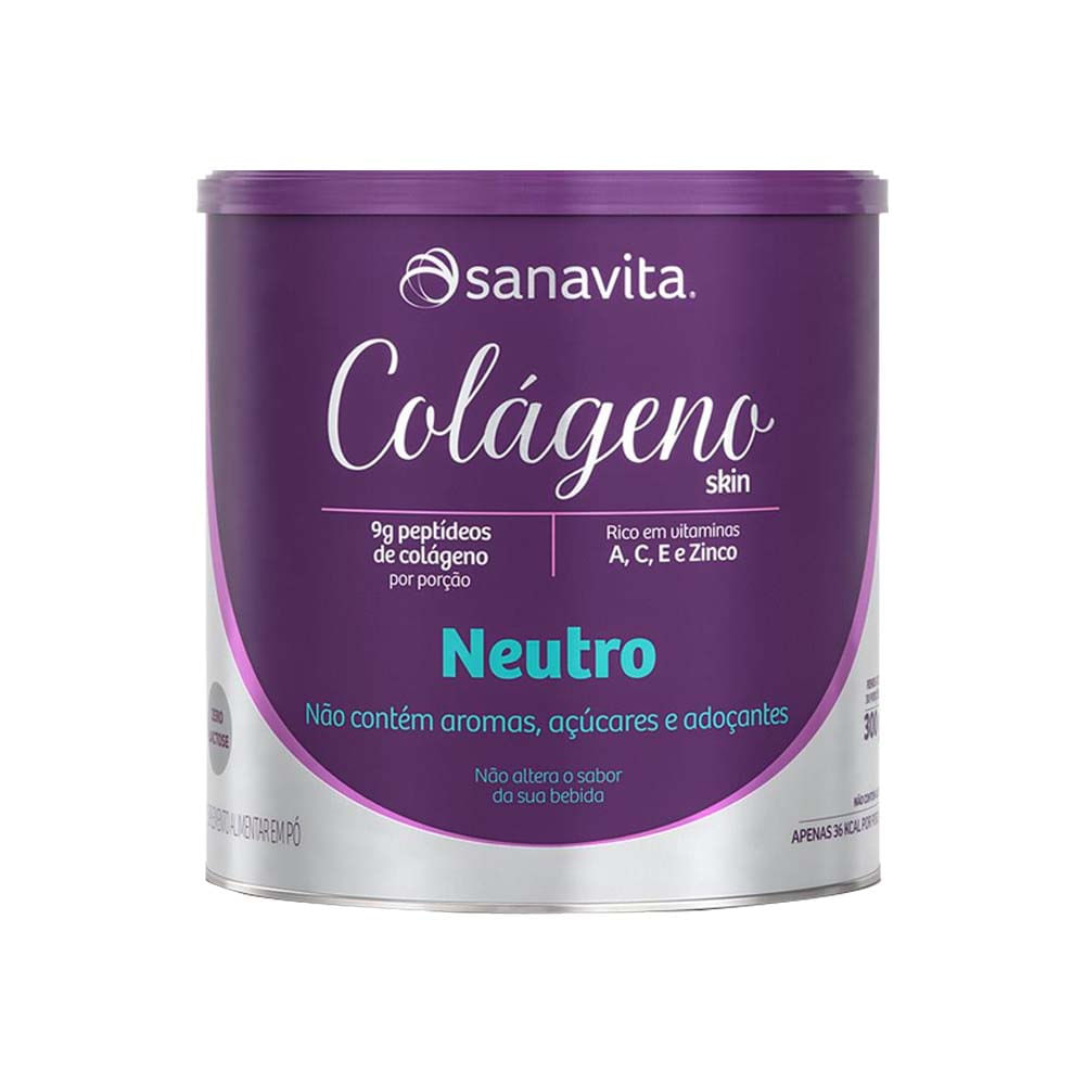 Colágeno Skin Neutro 300g Sanavita