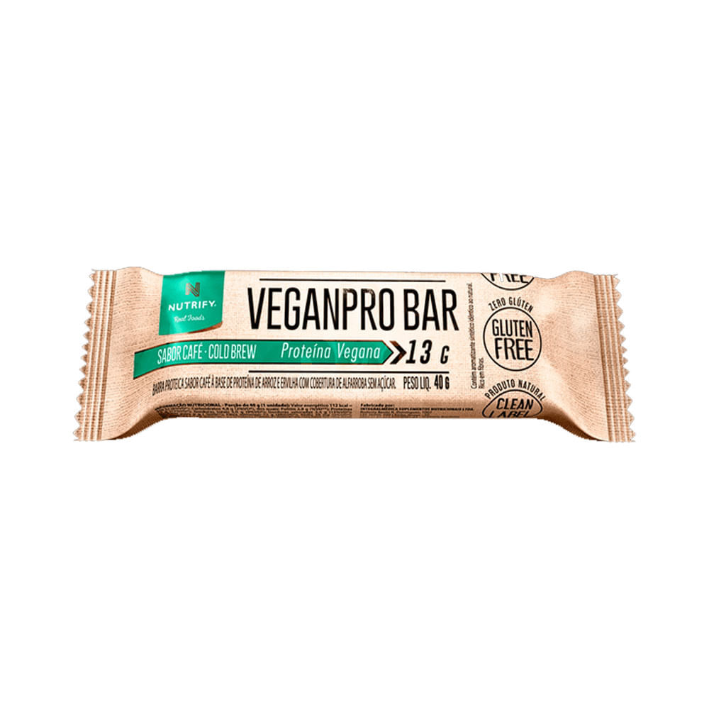Veganpro Bar Sabor Café 40g Nutrify