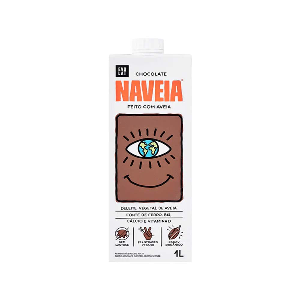 Leite de Aveia com Chocolate 1L Naveia