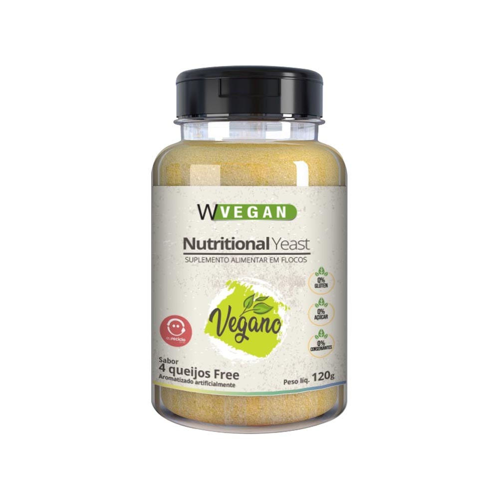 Nutritional Yeast sabor 4 Queijos 120g WVegan