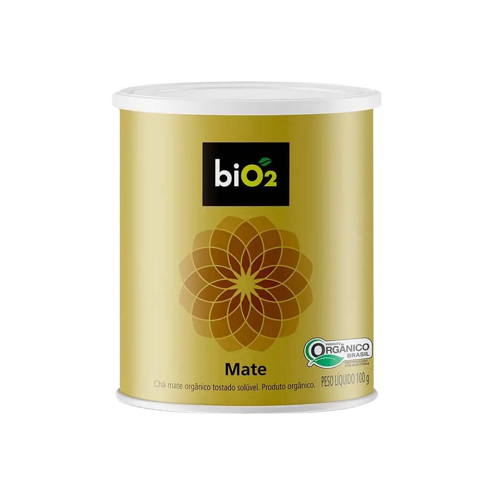 Chá Mate Orgânico em Pó 100g Bio2