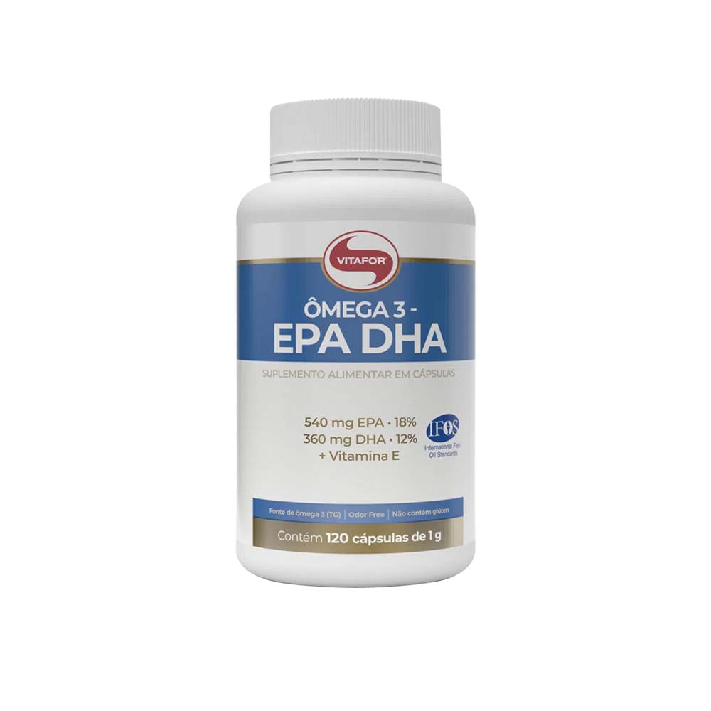 Ômega 3 EPA DHA 120 Cápsulas Vitafor