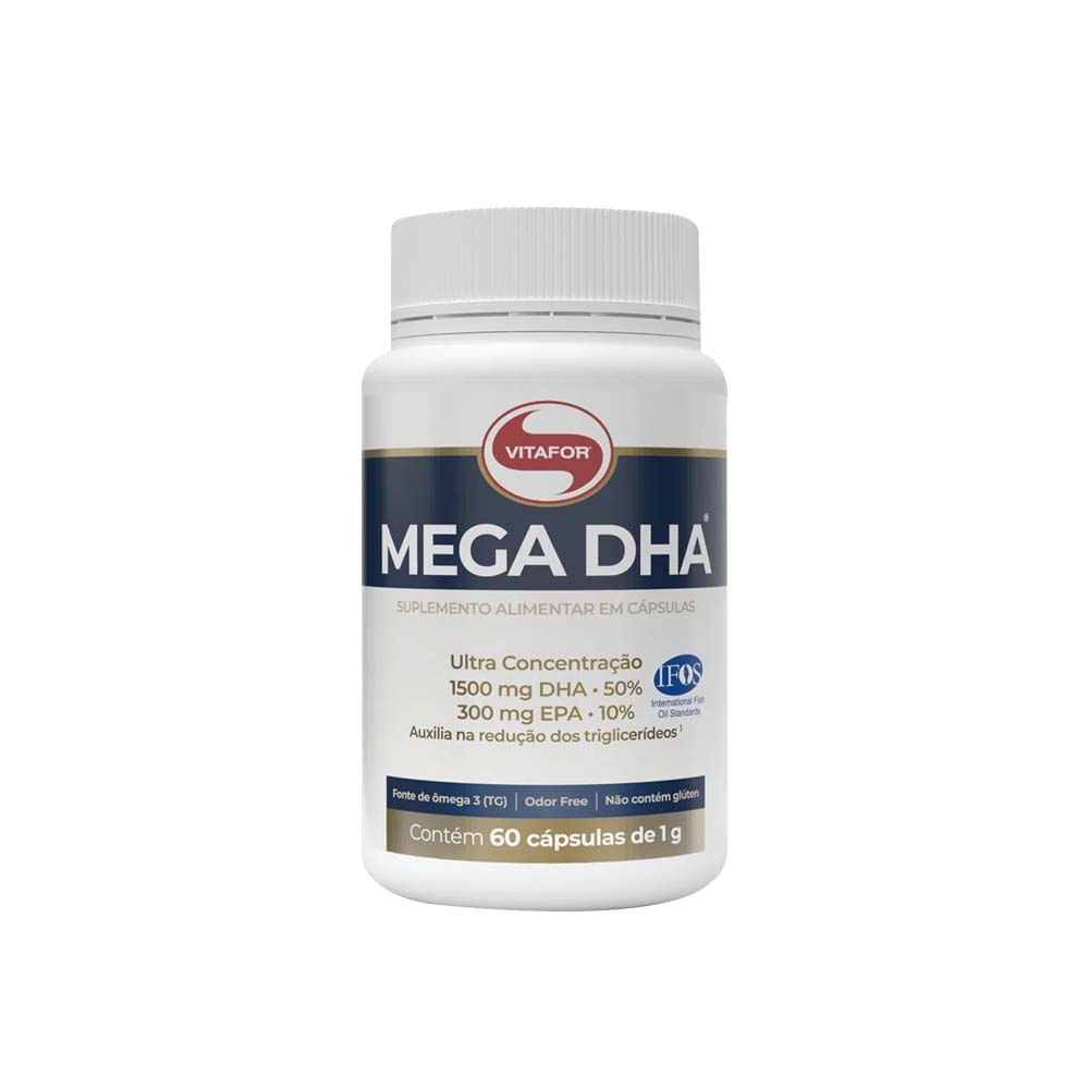 Ômega Mega DHA 60 Cápsulas Vitafor