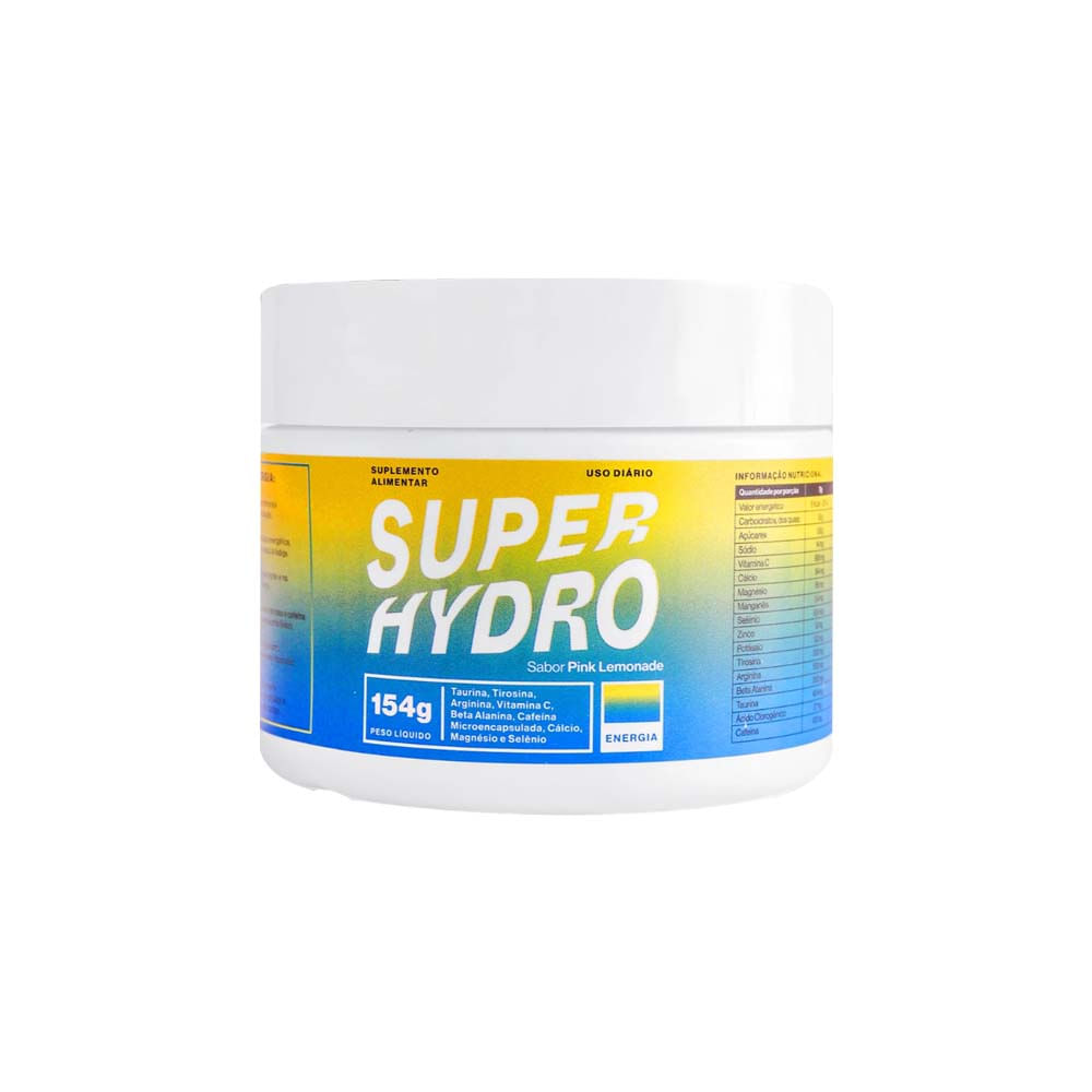 Super Hydro Energia Pink Lemonade 154g Puri Wellness