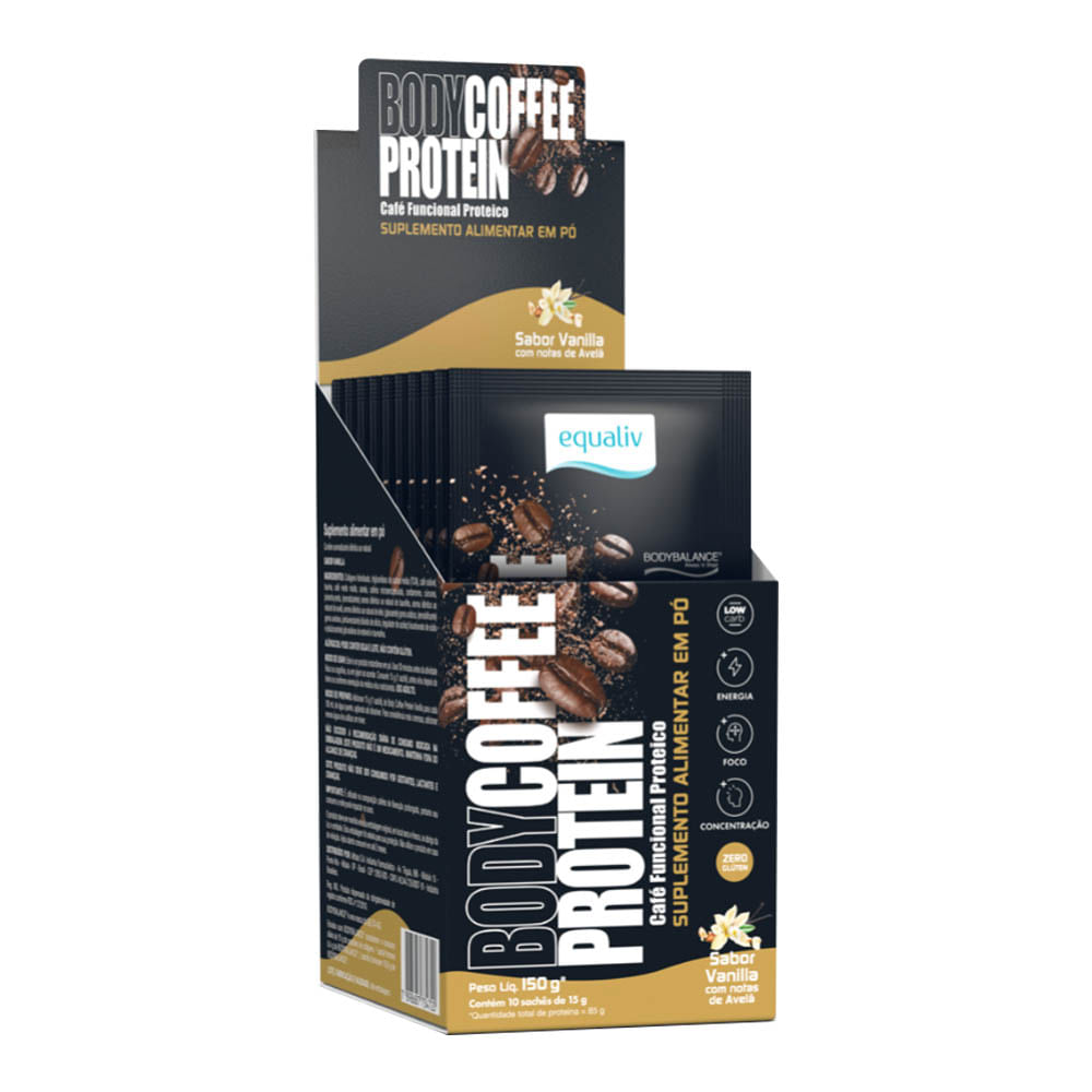Body Coffee Protein Vanilla 15g Equaliv