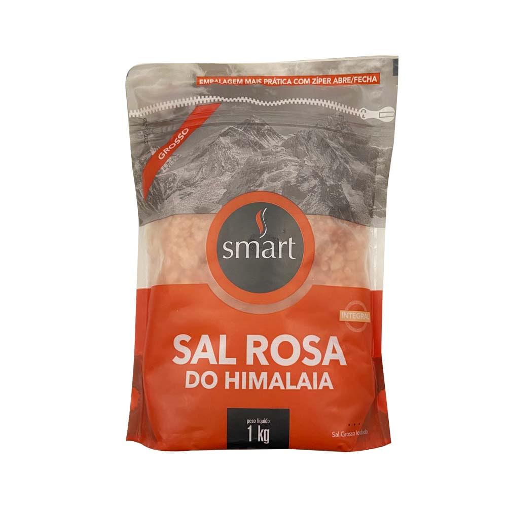 Sal Rosa do Himalaia Grosso 1kg - Smart - Empório Quatro Estrelas