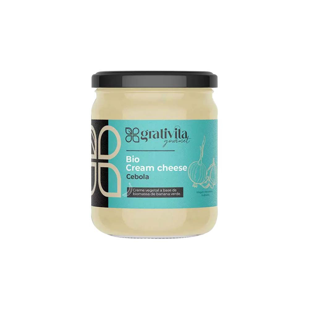 Bio Cream Cheese Vegetal com Cebola 200g Grativita