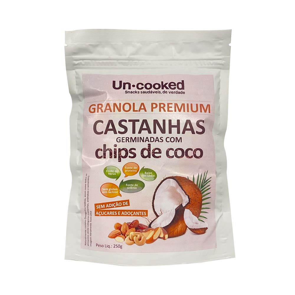Granola Castanhas Germinadas com Chips de Coco 250g Uncooked