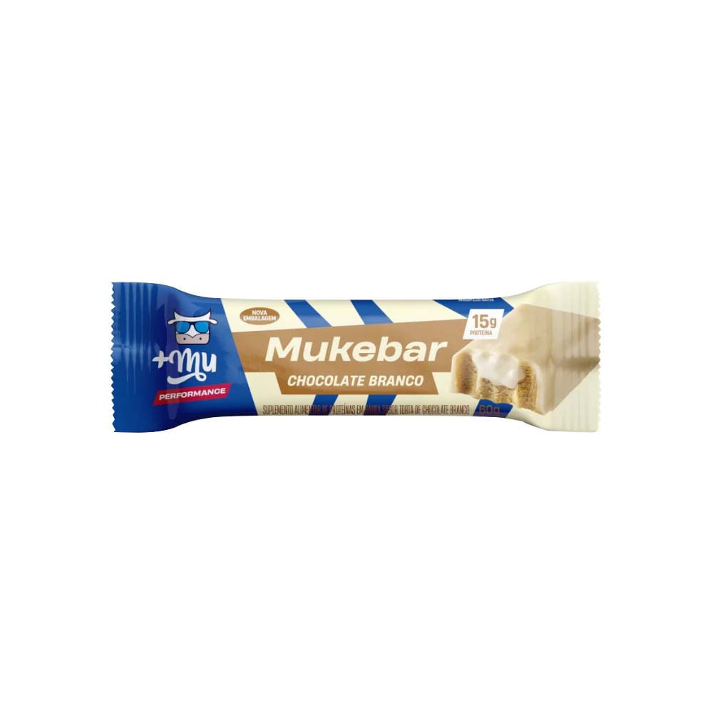 Mukebar Performance Chocolate Branco 60g +Mu