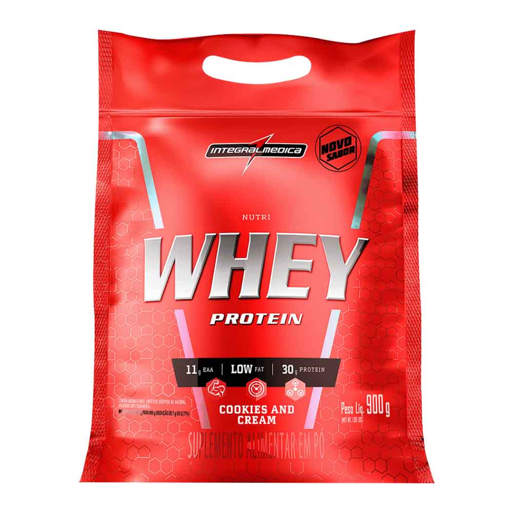 Nutri Whey Protein Cookies Pouch 900g Integralmedica