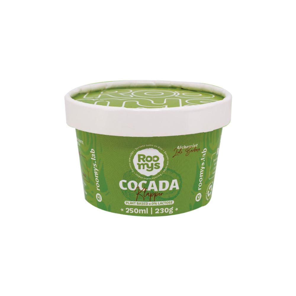 Sorvete Vegano Cocada - Roomys - Empório Quatro Estrelas