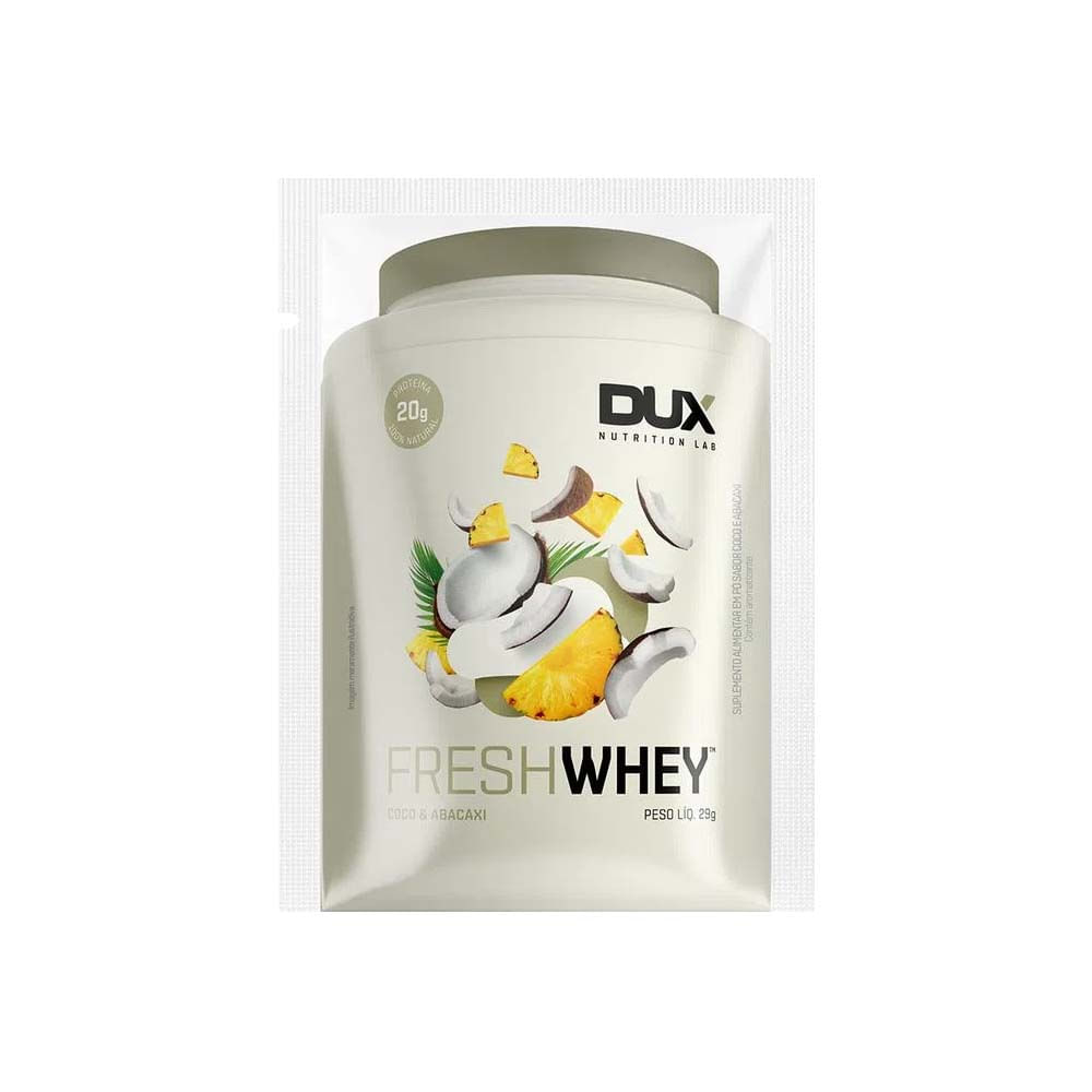 Whey Protein Fresh Whey Coco e Abacaxi 29g Dux