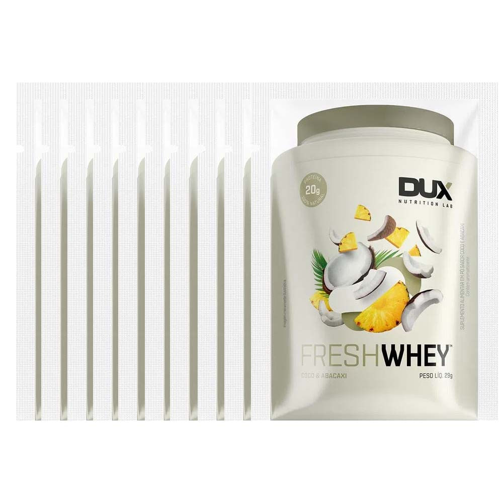 Whey Protein Fresh Whey Coco e Abacaxi 29g Dux