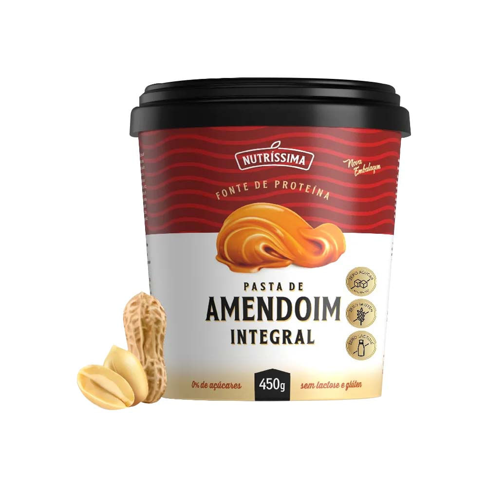 Pasta de Amendoim Integral 1Kg Nutríssima