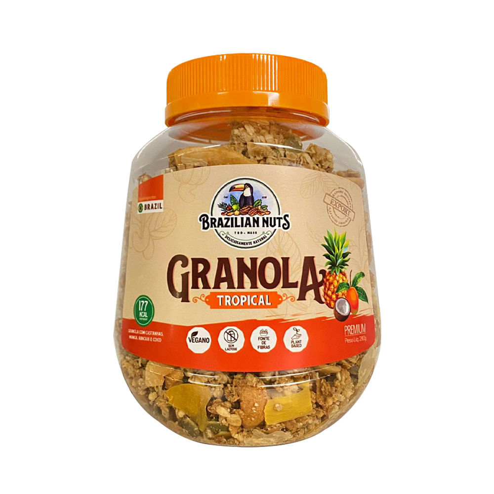 Granola Tropical 280g Brazilian Nuts
