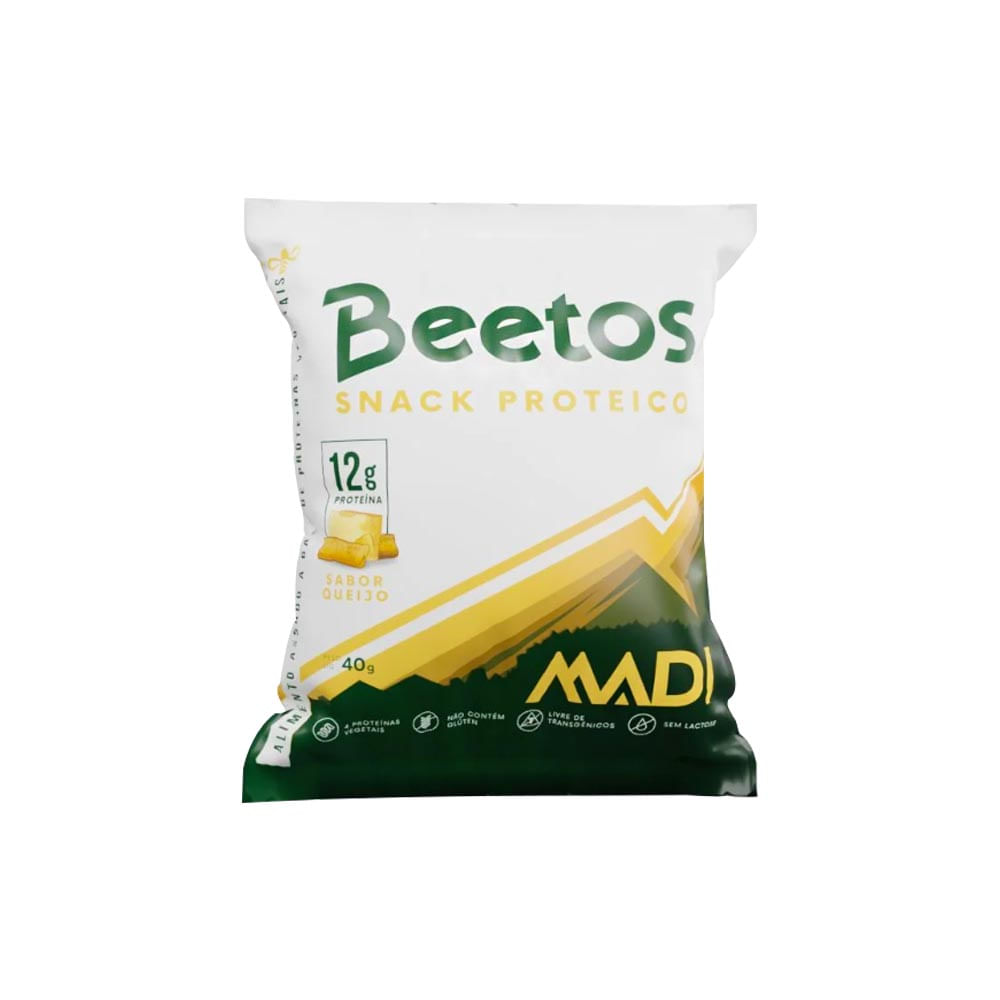 Snack Proteico BEETOS Sabor Queijo 40g Madi Wellness