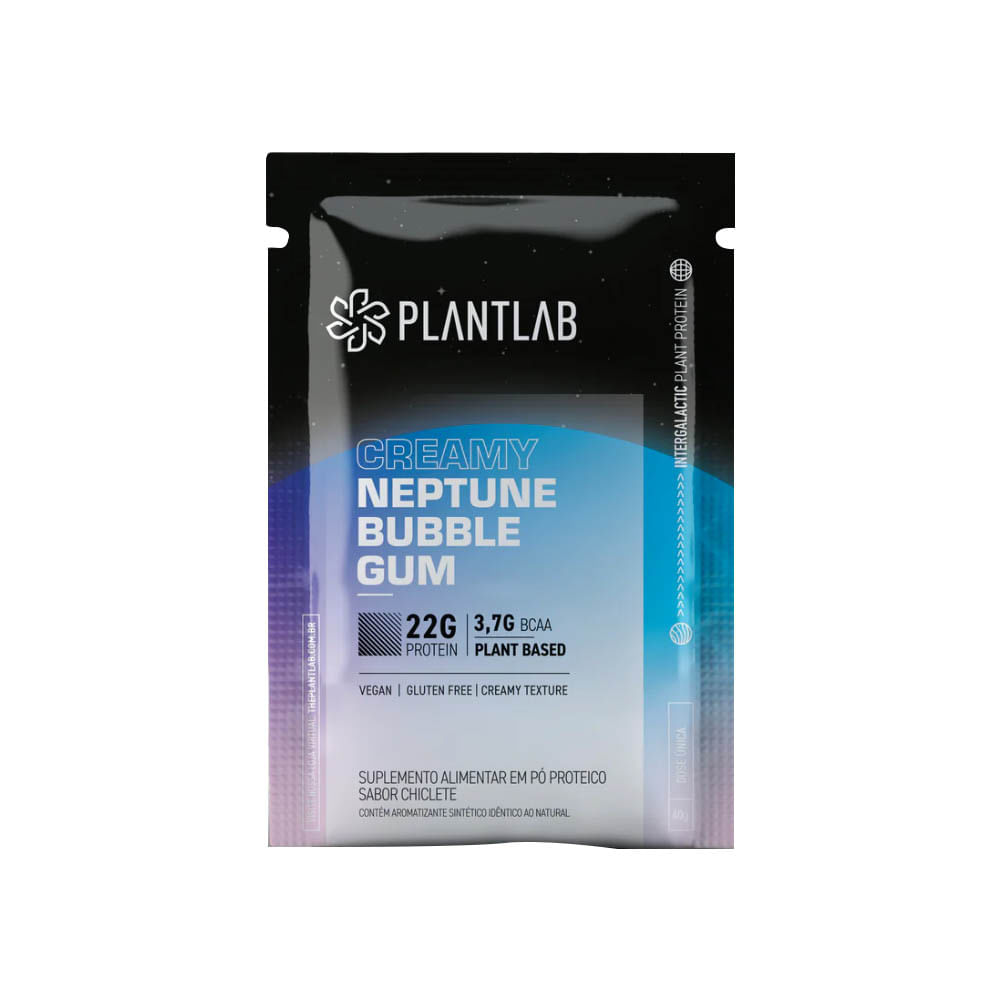 Proteína Vegetal Cremosa Neptune Bubble Gum 40g PlantLab