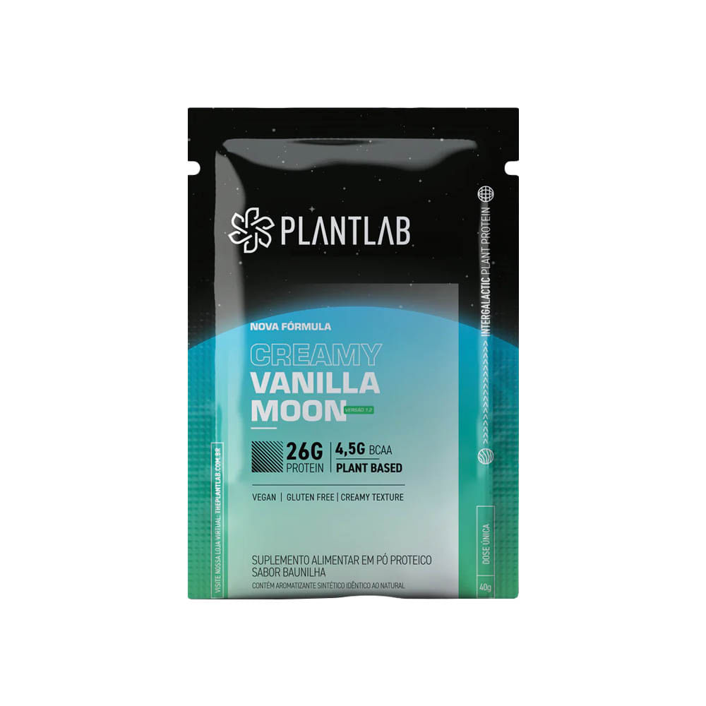 Proteína Vegetal Cremosa Vanilla Moon 40g PlantLab