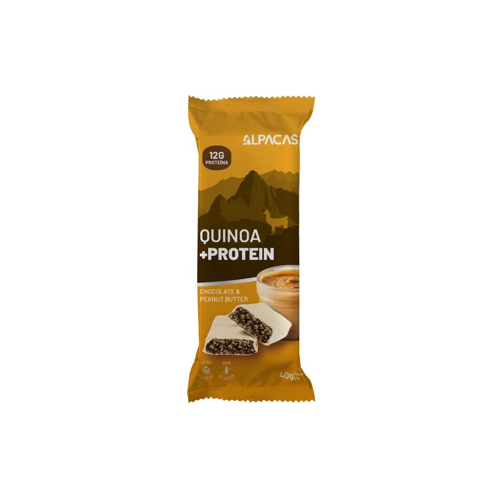 Alpacas - Barra Quinoa Protein Chocolate e Peanut Butter 40g