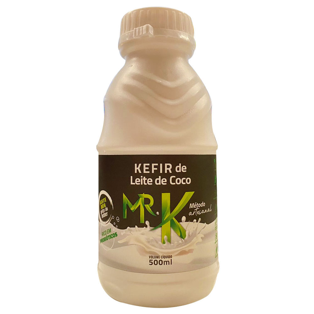 Bebida Fermentada Kefir de Leite de Coco 500ml Mr. Kefir