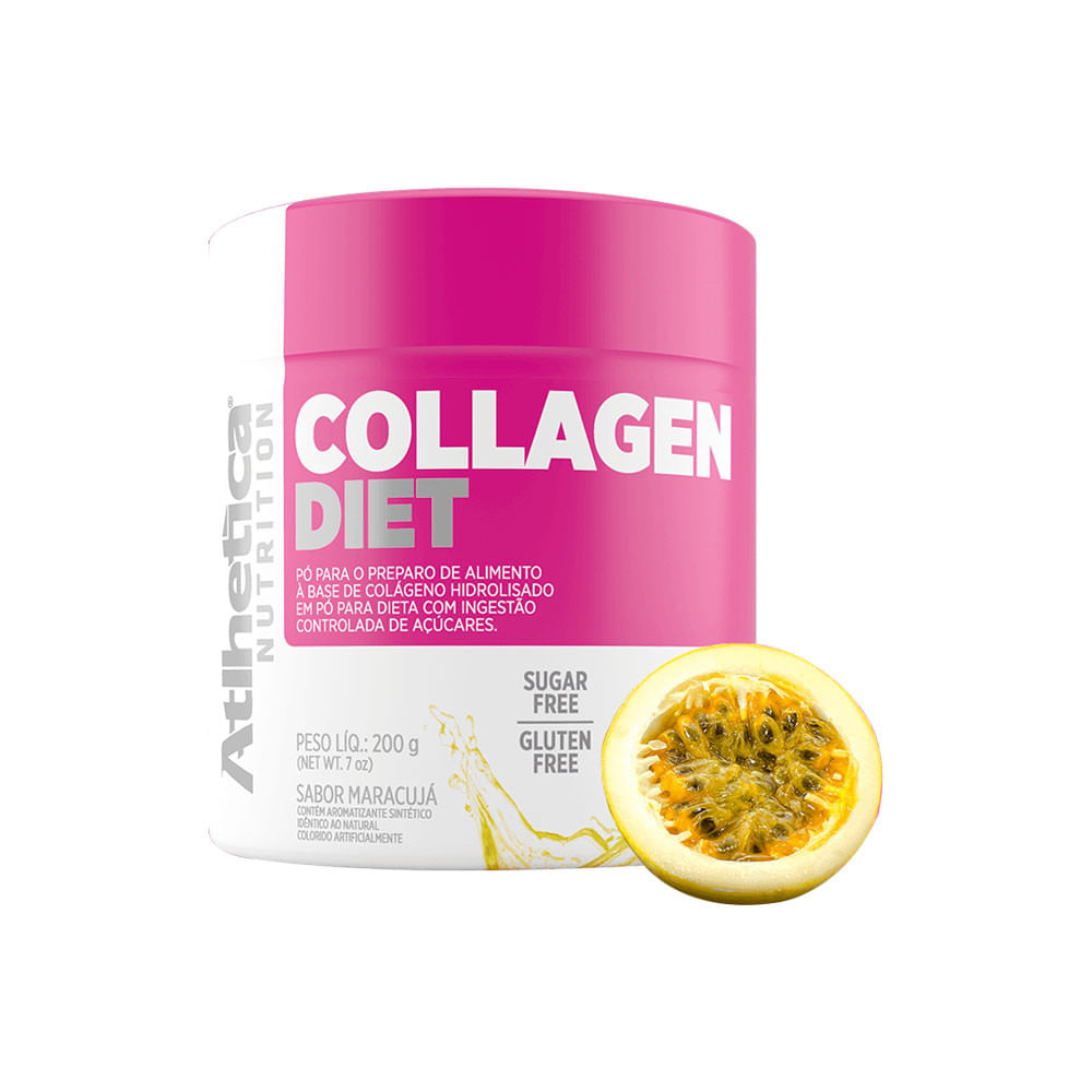 Collagen Diet Maracujá 200g Atlhetica Nutrition