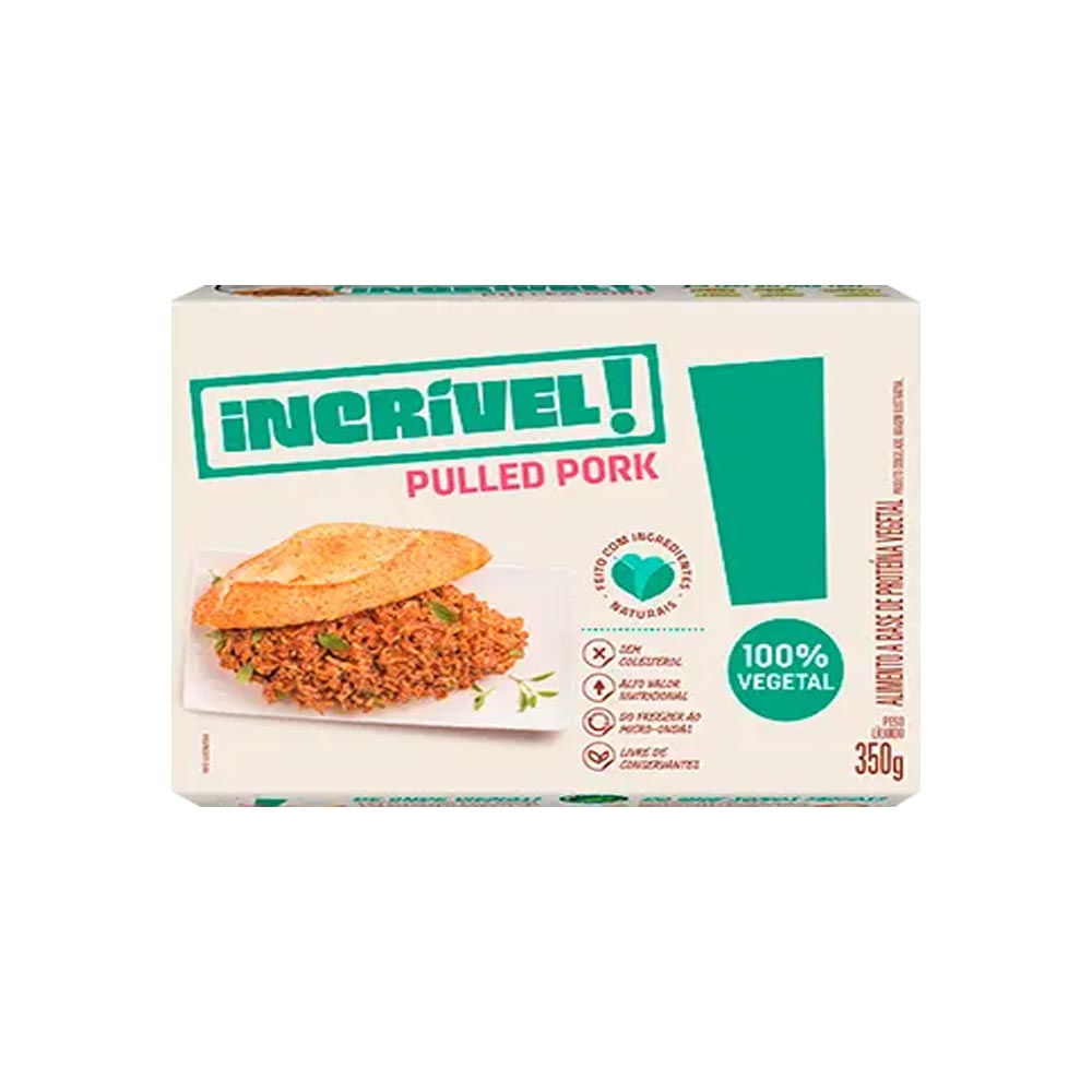 JUICY PORK & VEGGIES 50g×48袋 Pulled Pork Vegetal - Incrível - emporioquatroestrelas