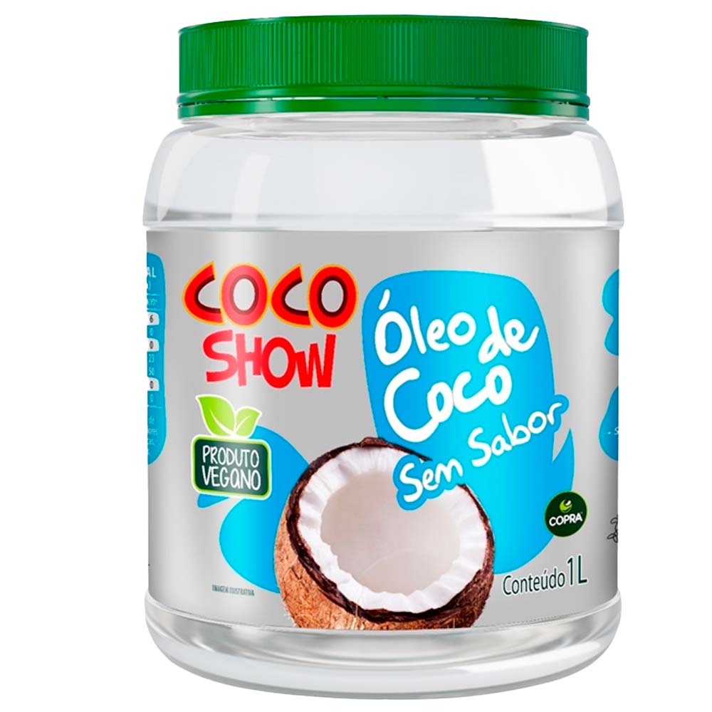 Óleo de Coco Sem Sabor 1L Coco Show